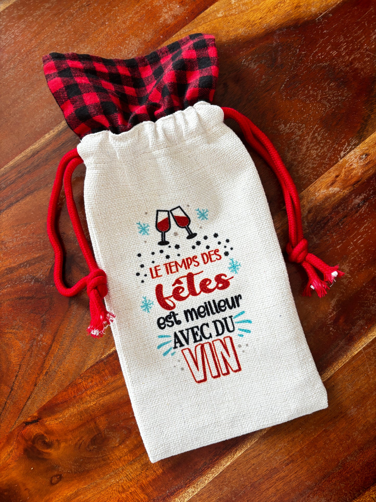 Sac bouteille de vin -MEILLEUR AVEC DU VIN