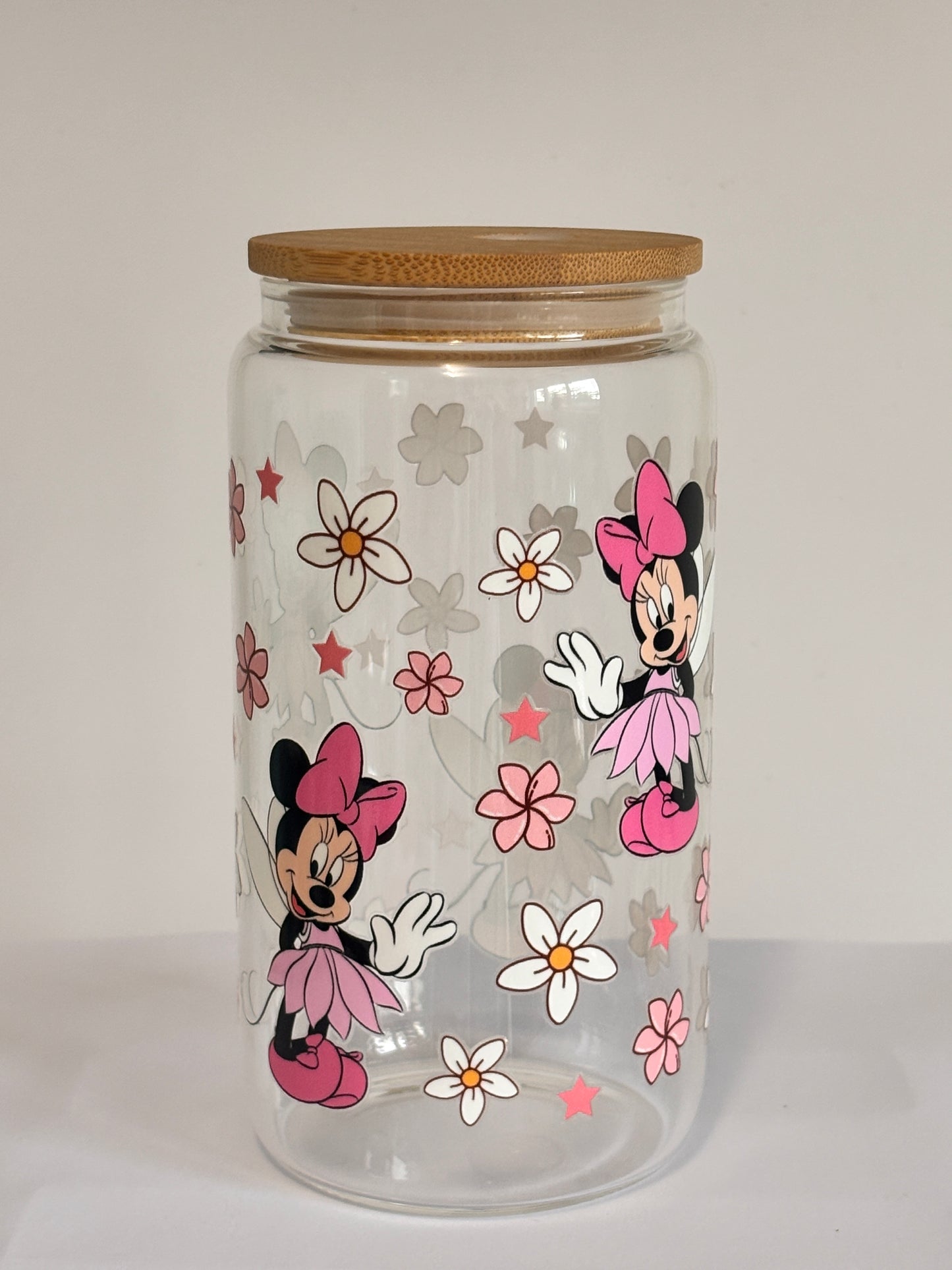 16oz Glass - Minnie & Daisy