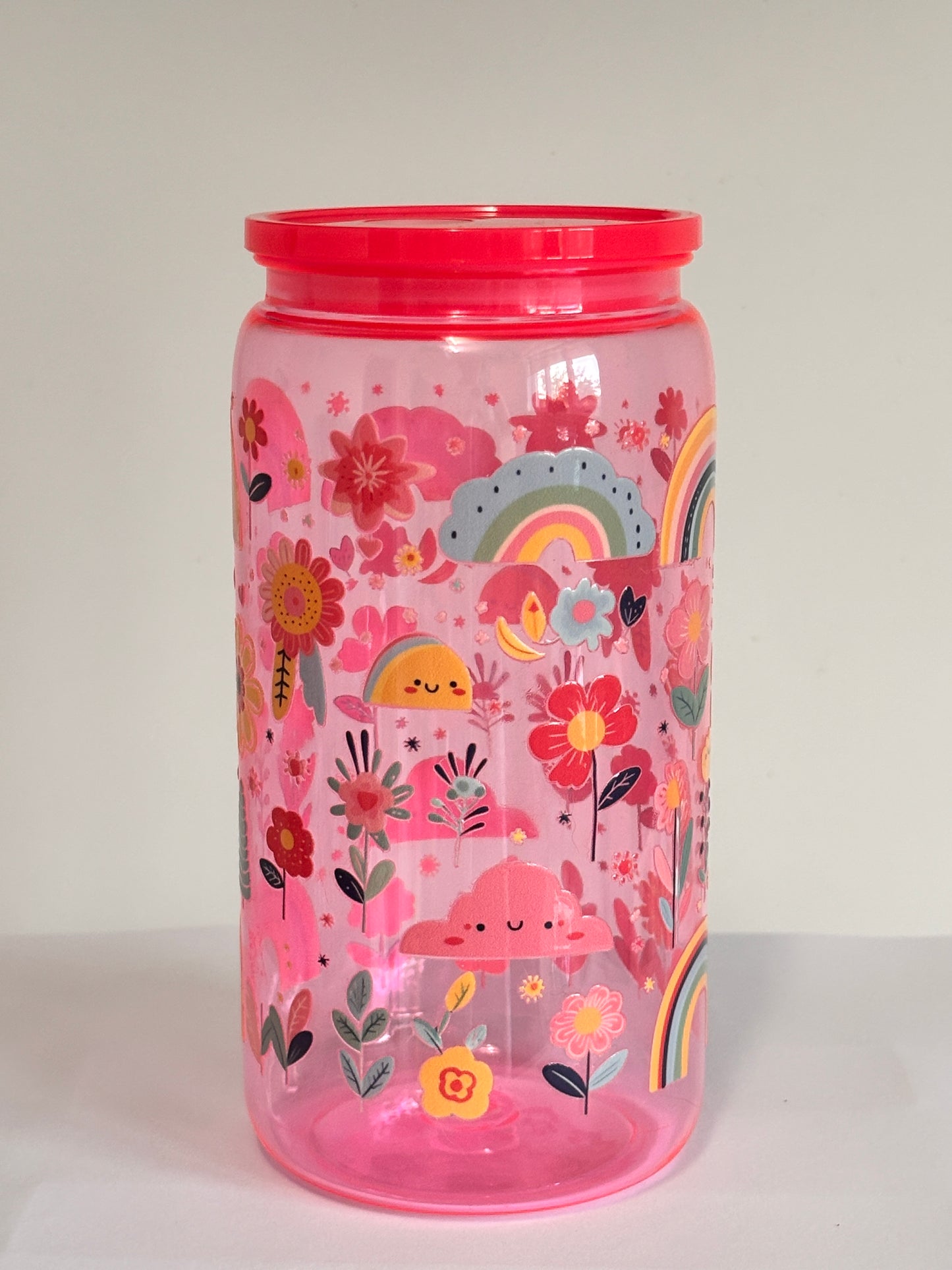 16oz Glass - Minnie & Daisy