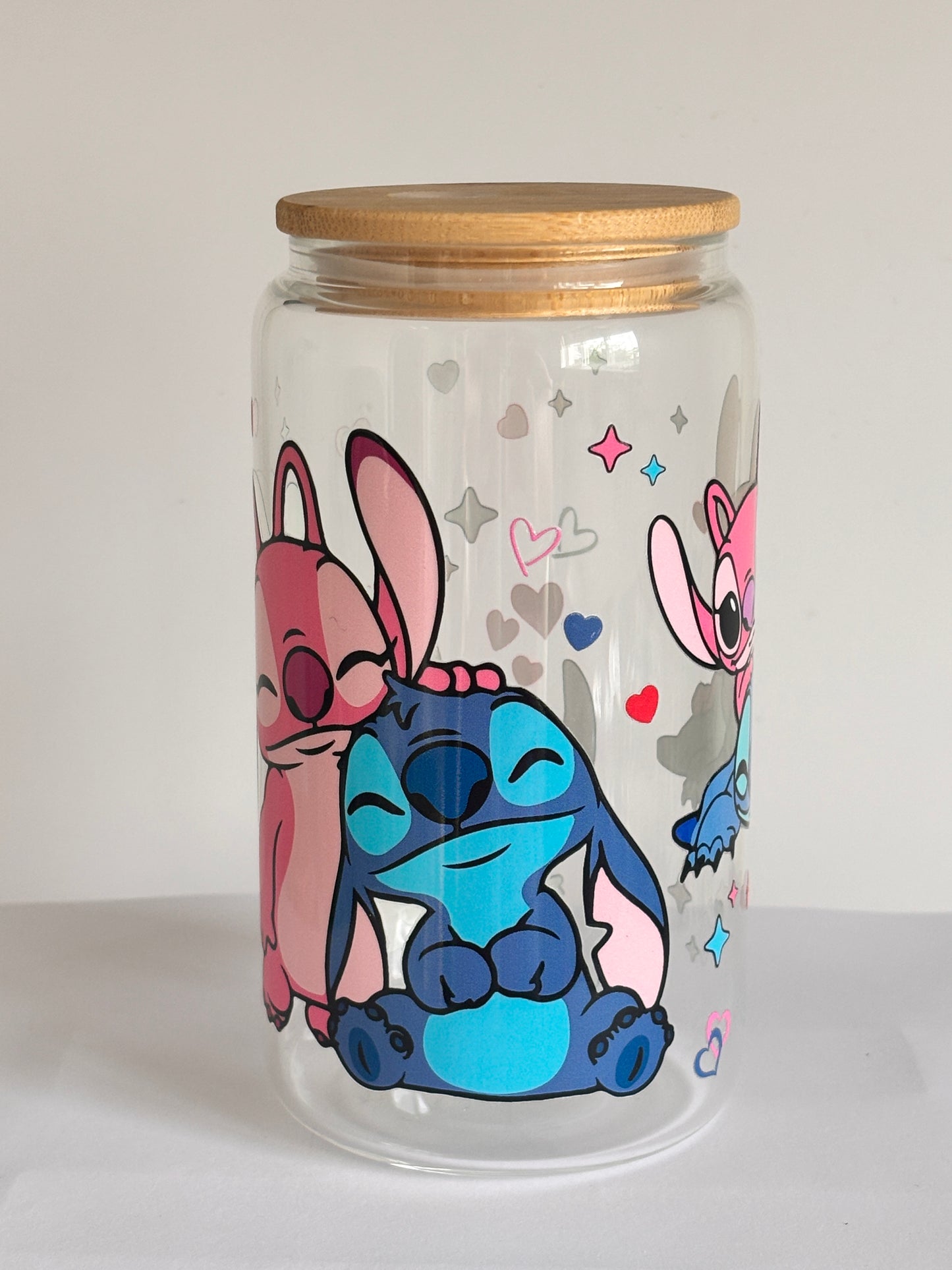 16oz Glass - Minnie & Daisy