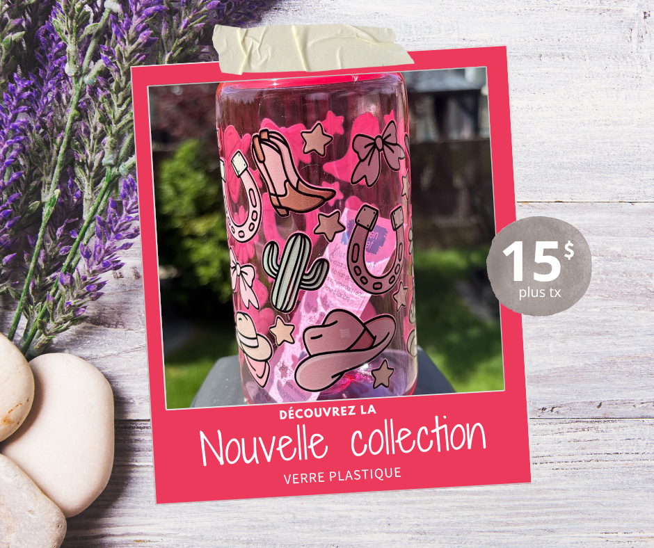 Verre 16oz clair (plastique) - COUNTRY