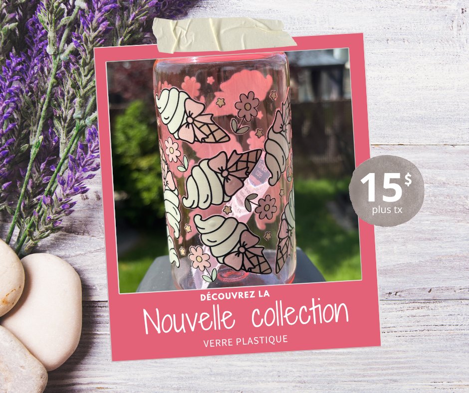 Verre 16oz clair (plastique) - CORNETS