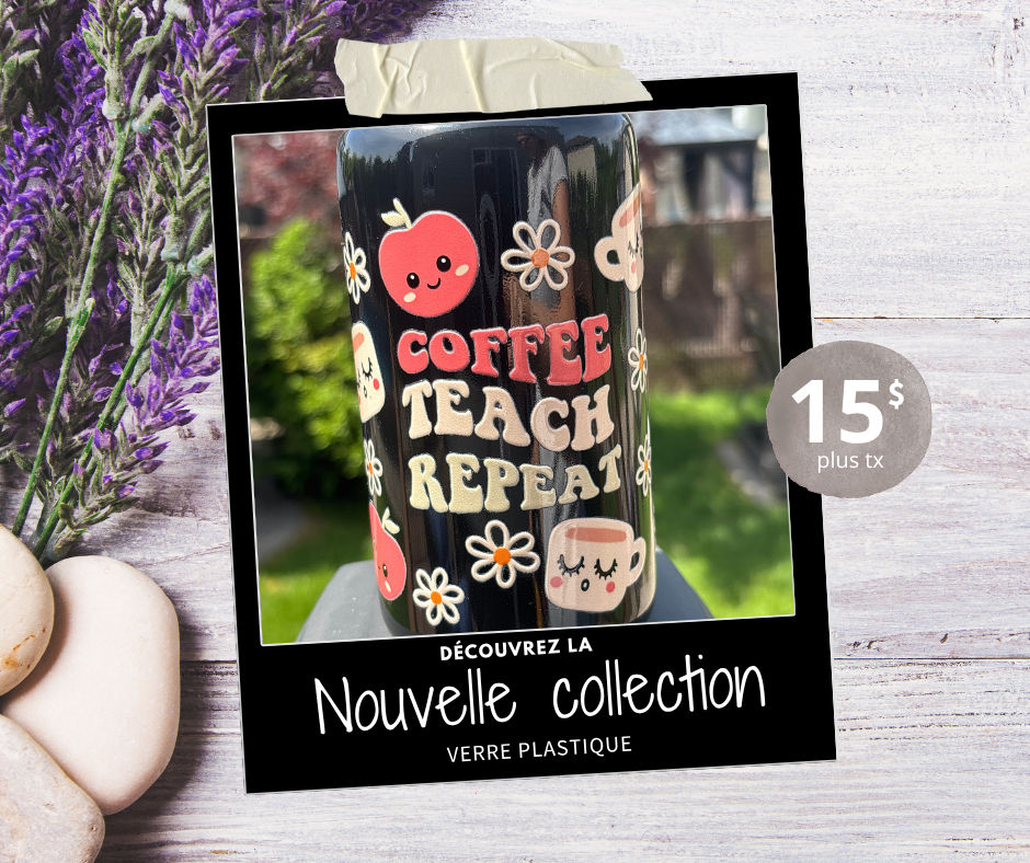Verre 16oz clair (plastique) - COFFEE-TEACH