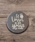 Sous-verre - VERRE JAMAIS VIDE