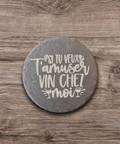 Sous-verre - VIN T'AMUSER CHEZ MOI