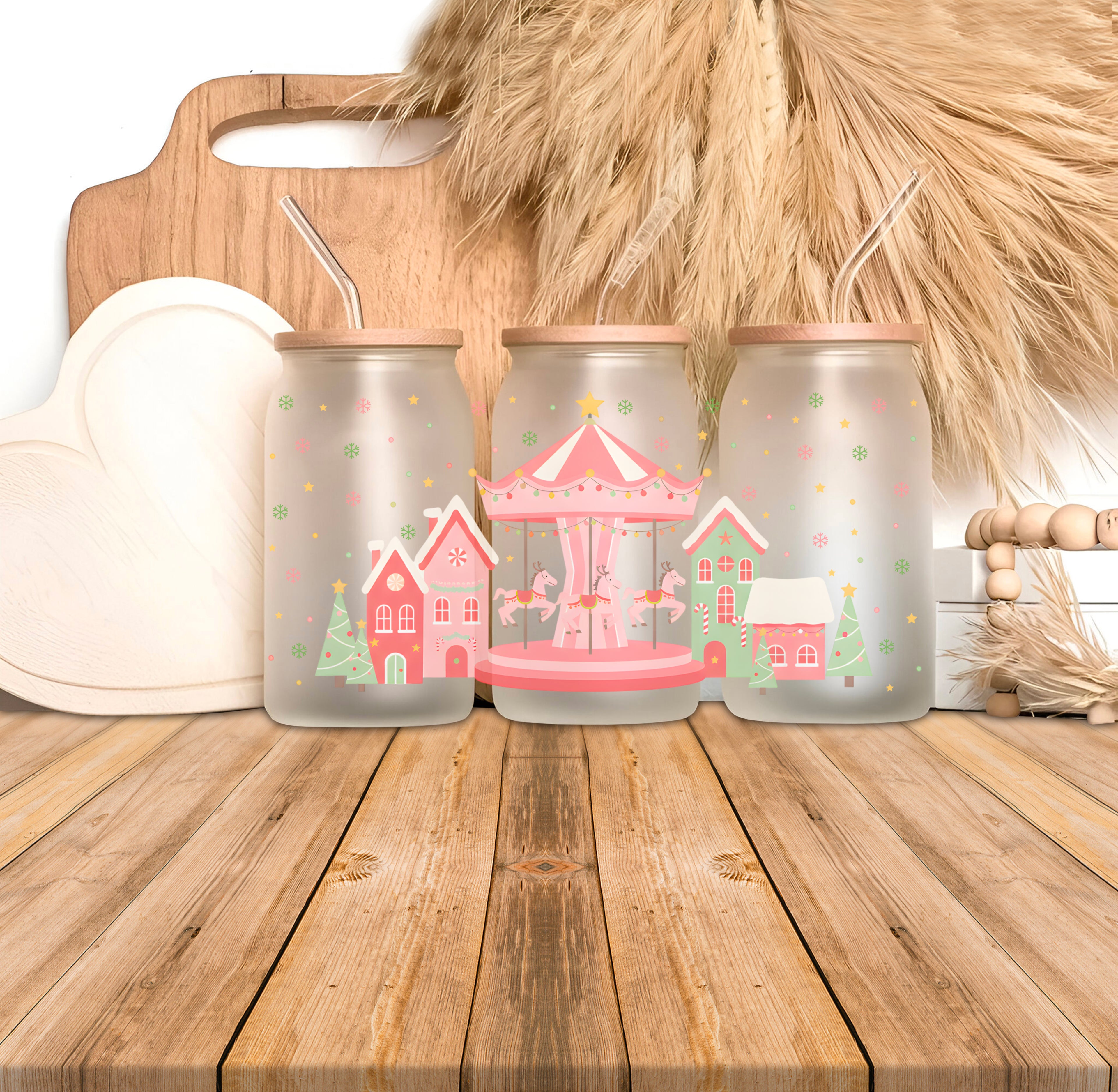 Verre 16oz givré - CAROUSSEL VINTAGE