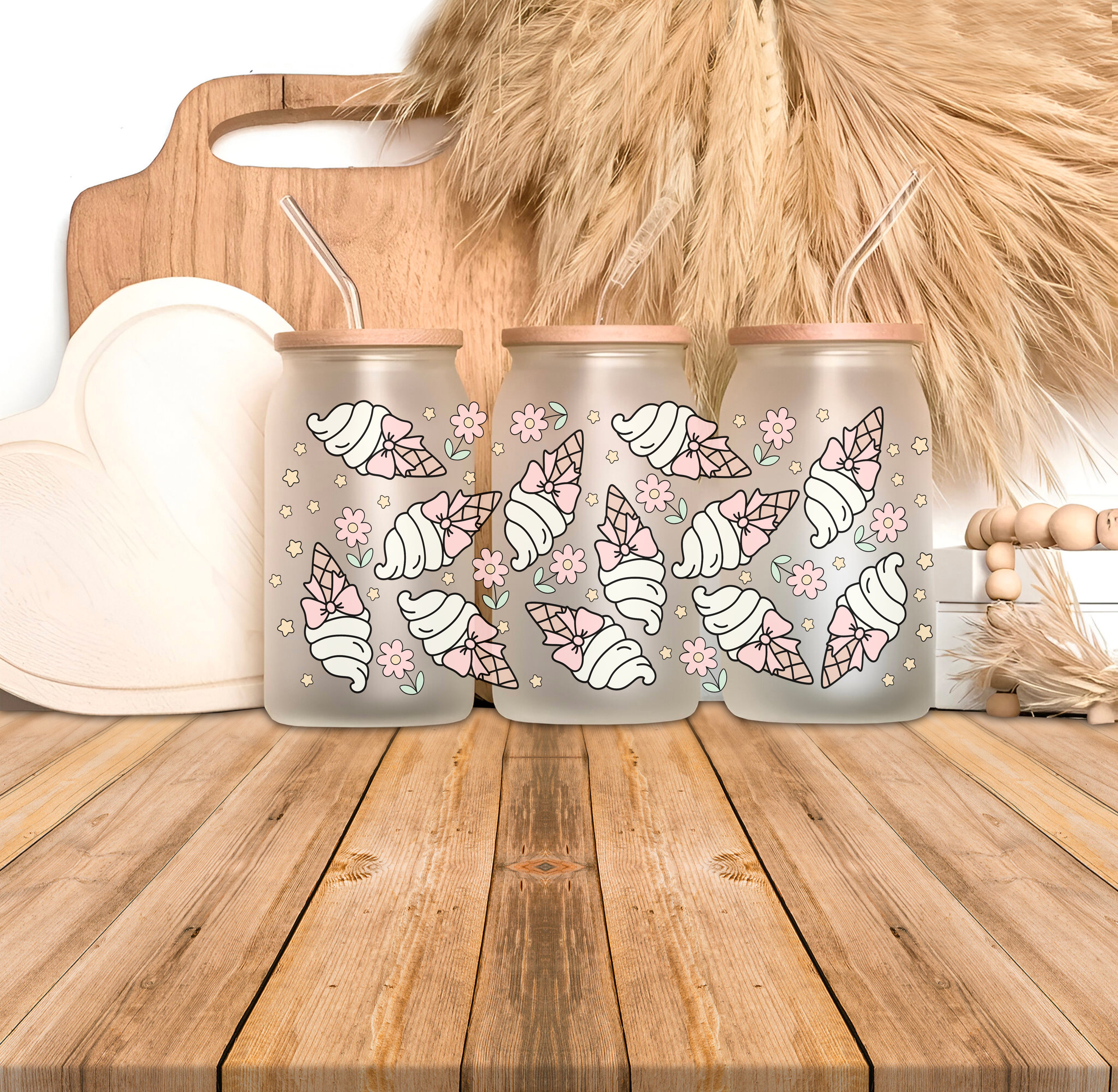 Verre 16oz givré - CORNETS