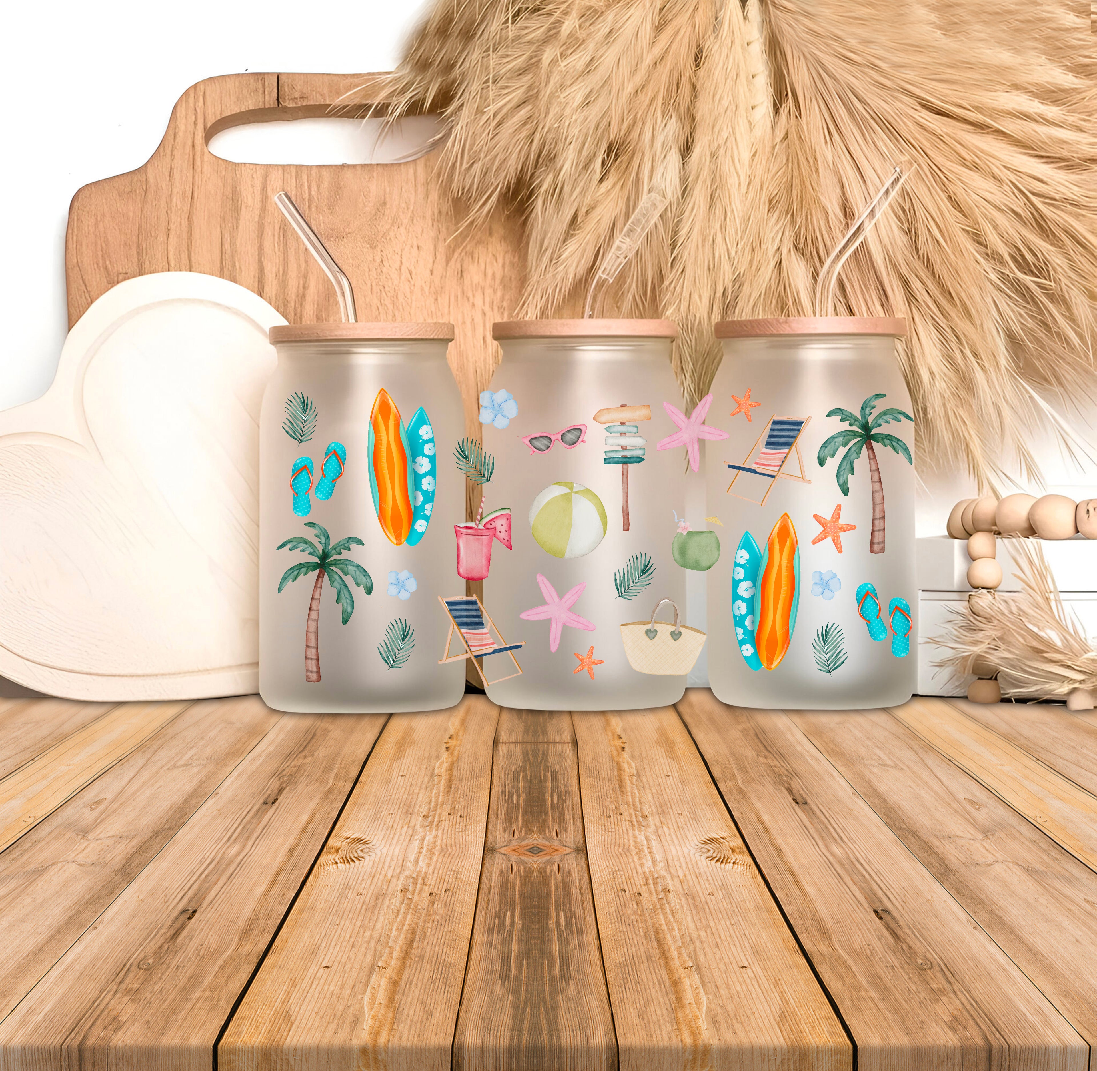 Verre 16oz givré - PLAGE