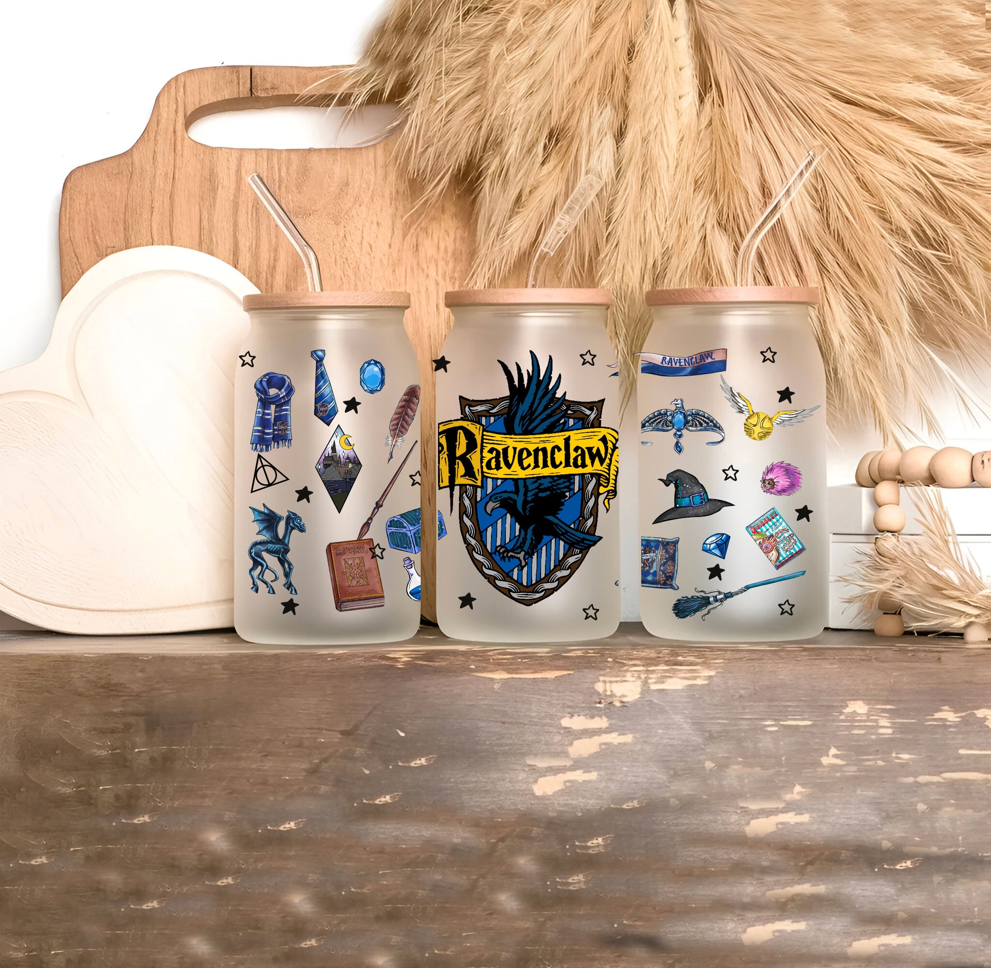 16oz Glass - Minnie &amp; Daisy