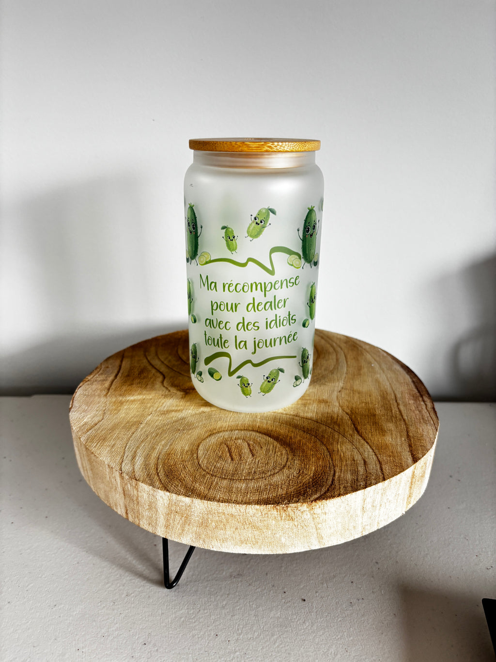 Verre 16oz givré - CORNICHONS