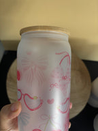 16oz Glass - Minnie &amp; Daisy