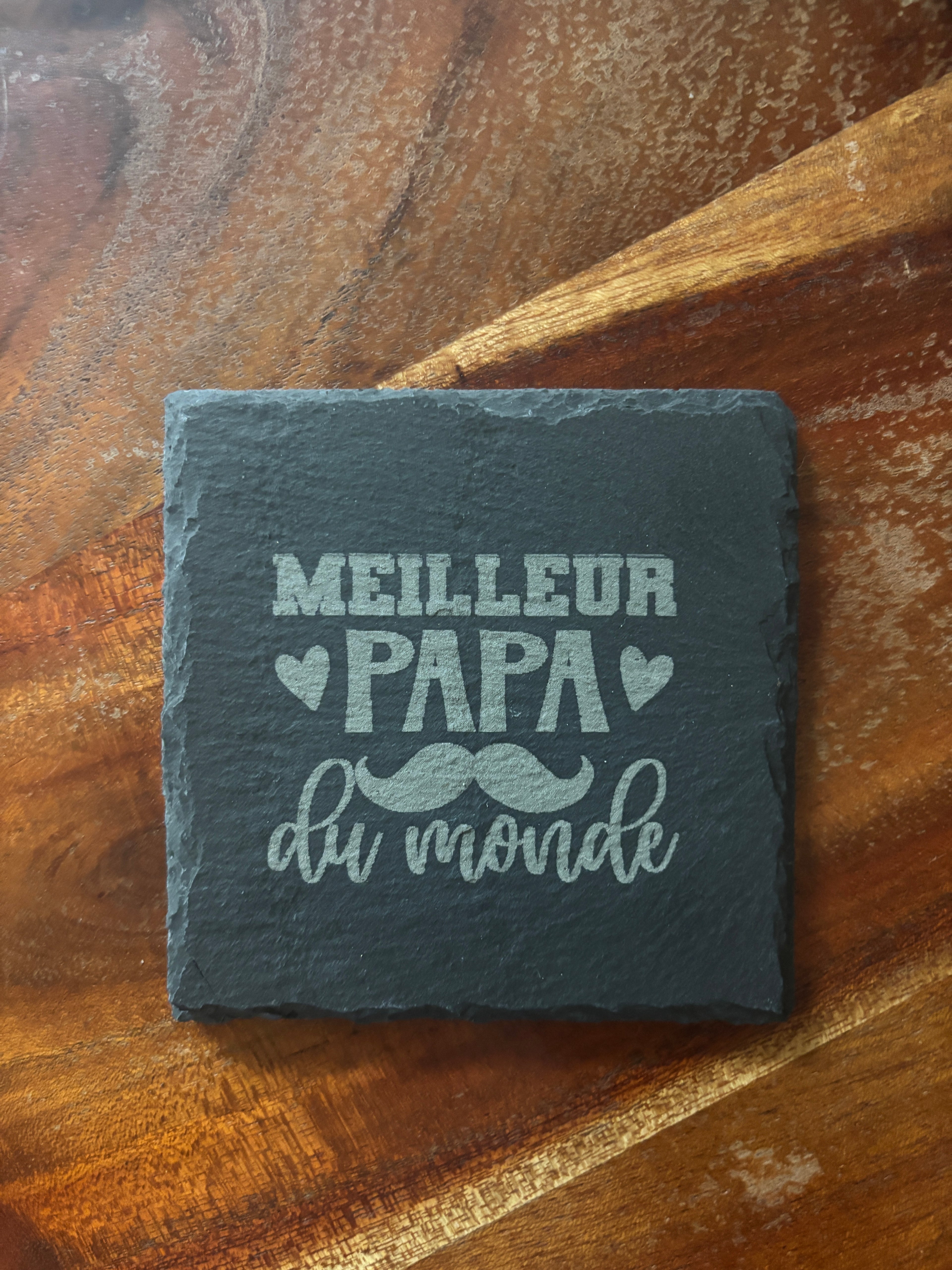 Sous-verre - MEILLEUR PAPA DU MONDE