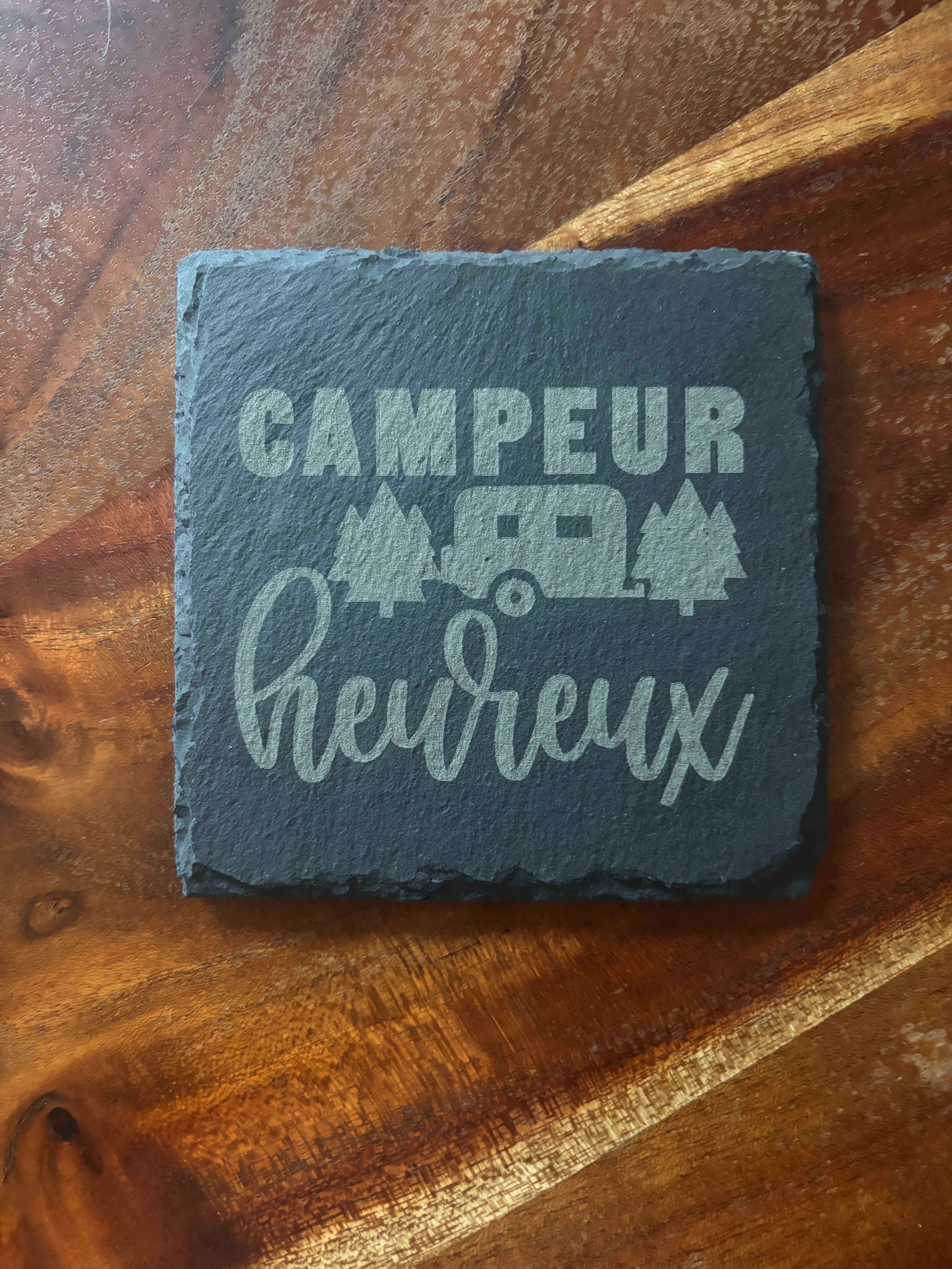 Sous-verre - CAMPEUR HEUREUX