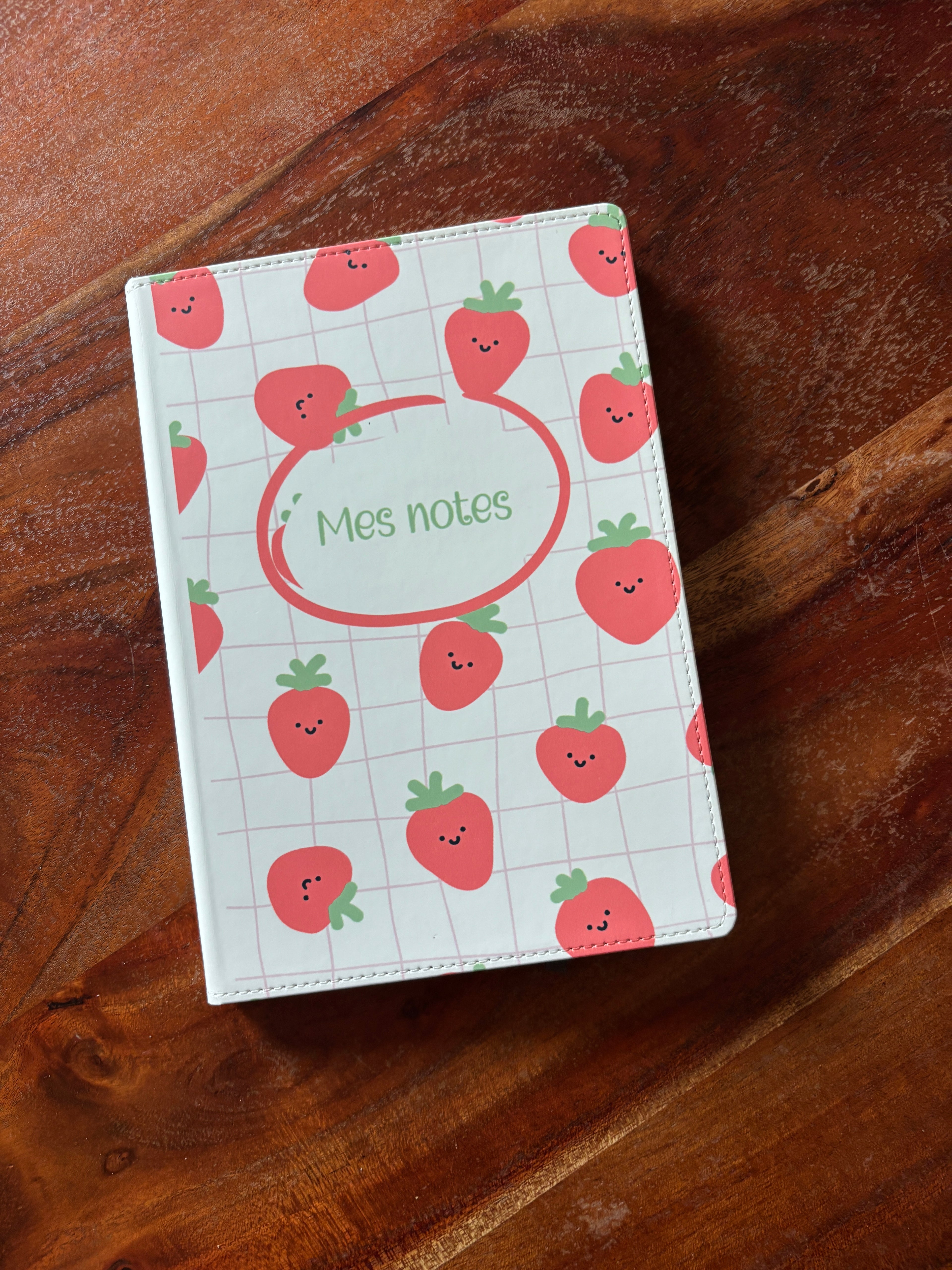 Carnet de note - FRAISES