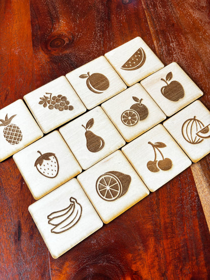 Jeu de mémoire - FRUITS