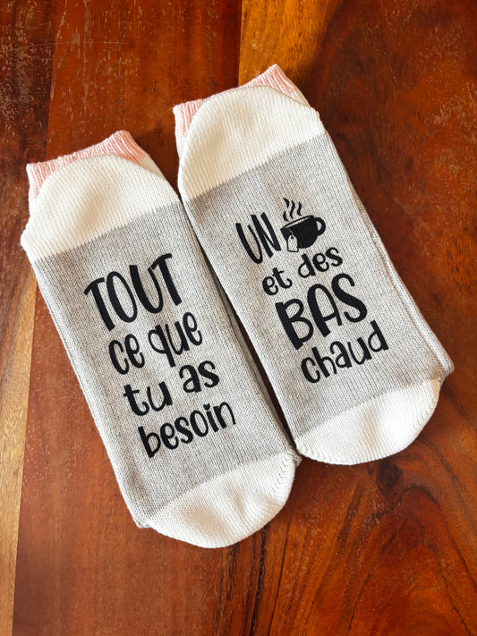 Bas de type chalet - UN THÉ ET BAS CHAUD