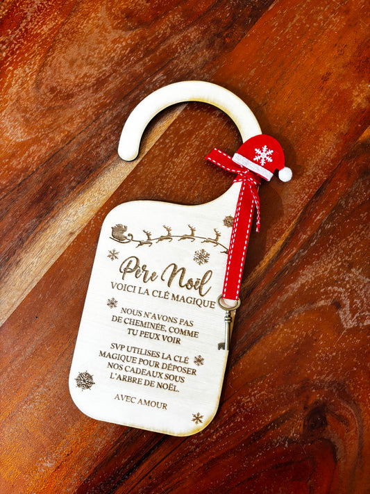 Accroche-porte CLÉ MAGIQUE - à personnaliser