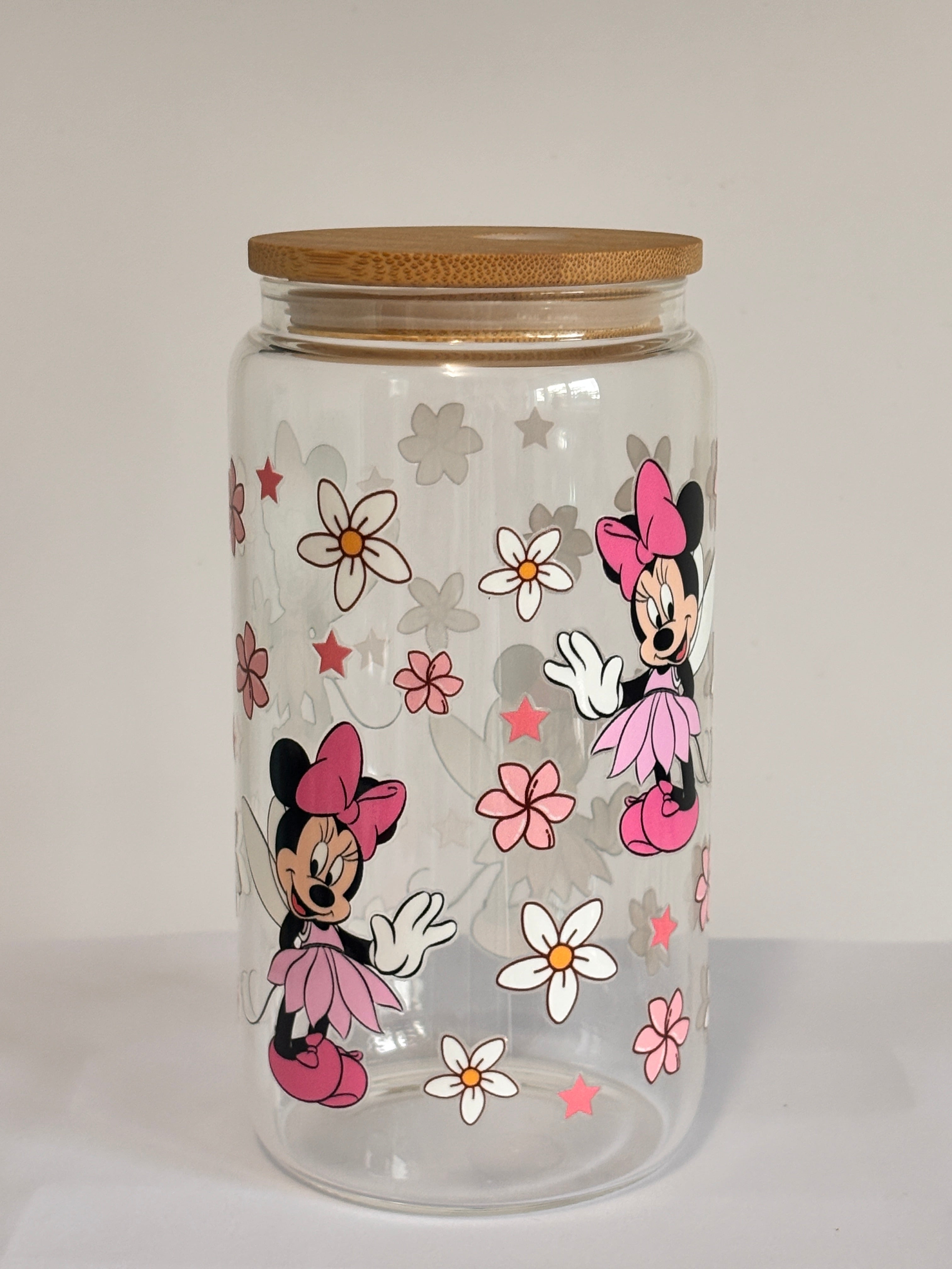 16oz Glass - Minnie &amp; Daisy