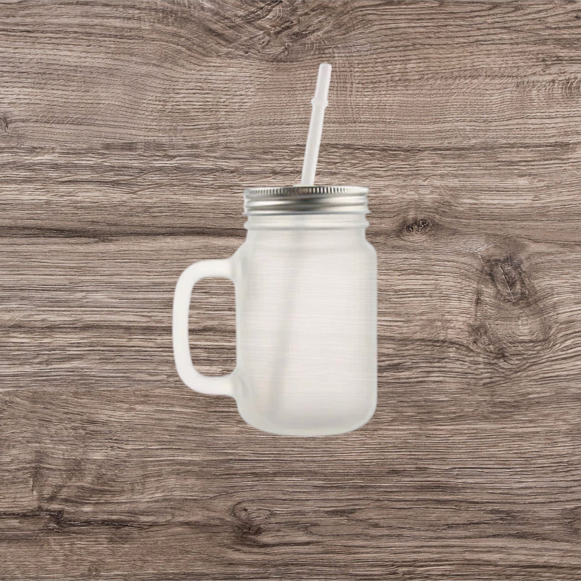 Pot mason givré 12oz - À PERSONNALISER