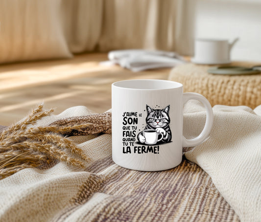 Tasse 11 oz - J'AIME LE SON