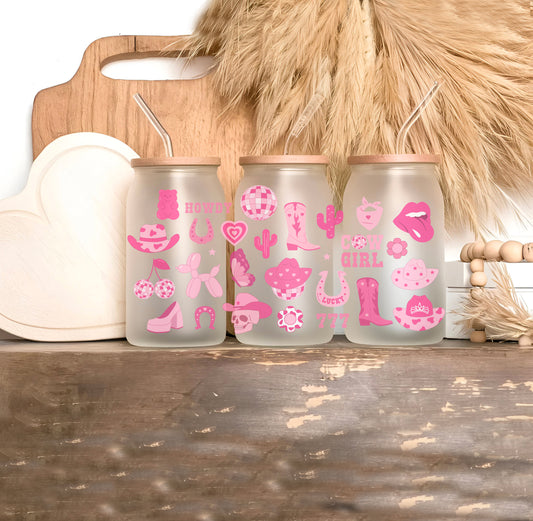 Verre 16oz givré - OCTOBRE ROSE COUNTRY