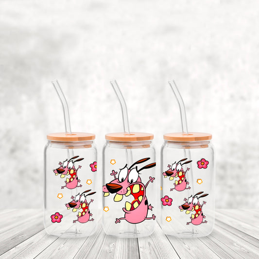 Verre 16oz clair - CHIEN FOU