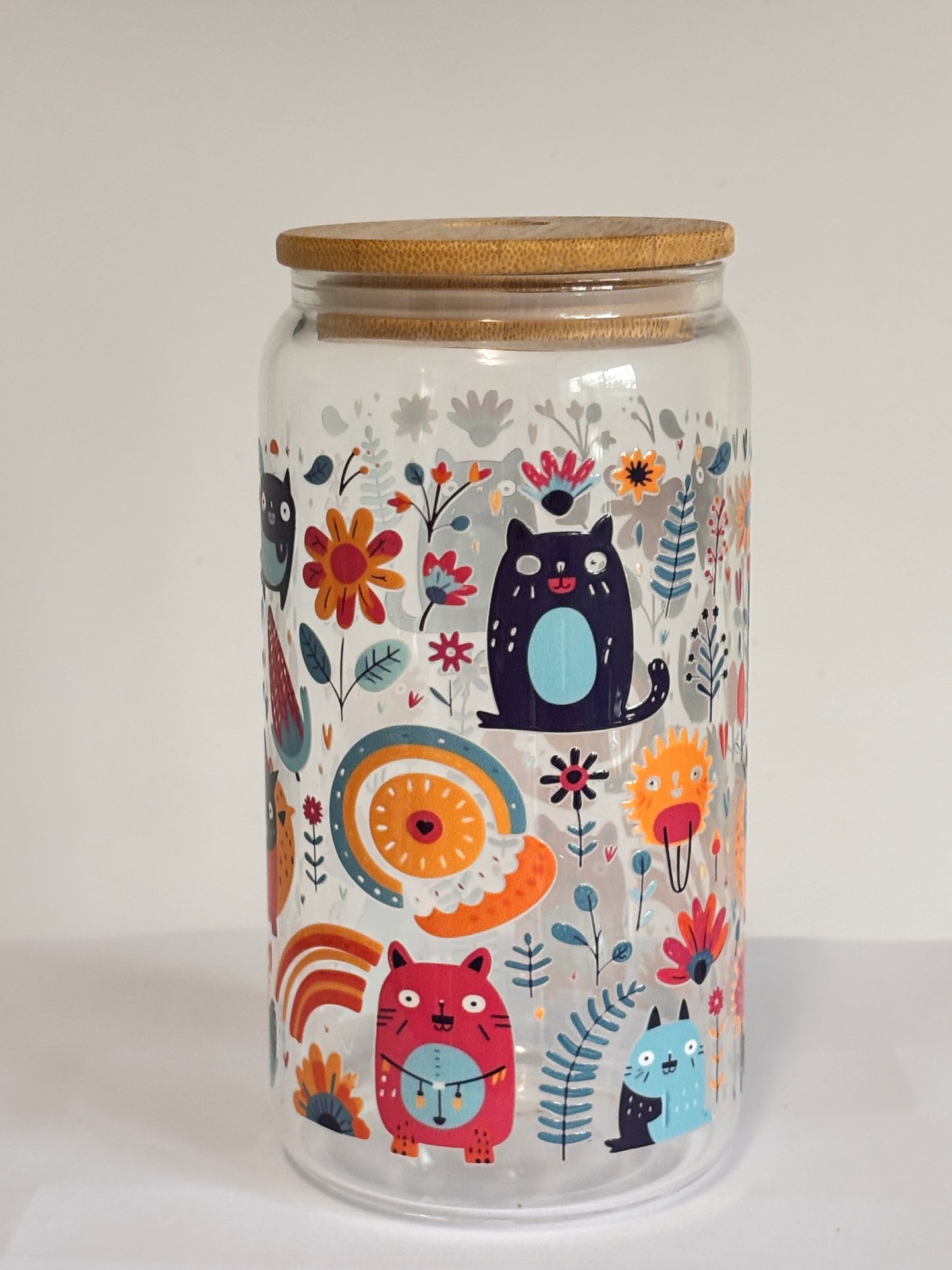 16oz Glass - Minnie &amp; Daisy