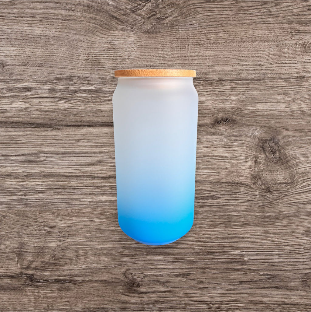 Verre 16oz givré coloré - À PERSONNALISER