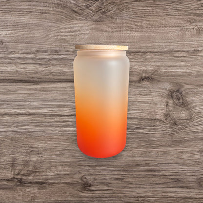 Verre 16oz givré coloré - À PERSONNALISER