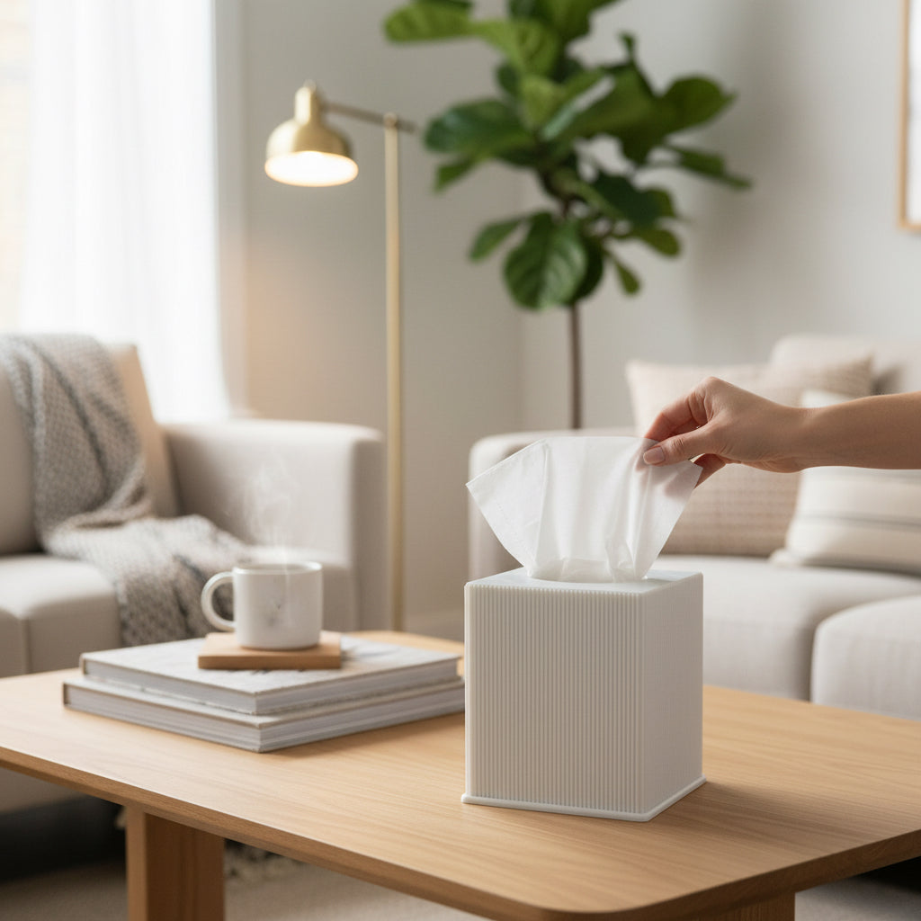 Couvre-boîte mouchoir - carré