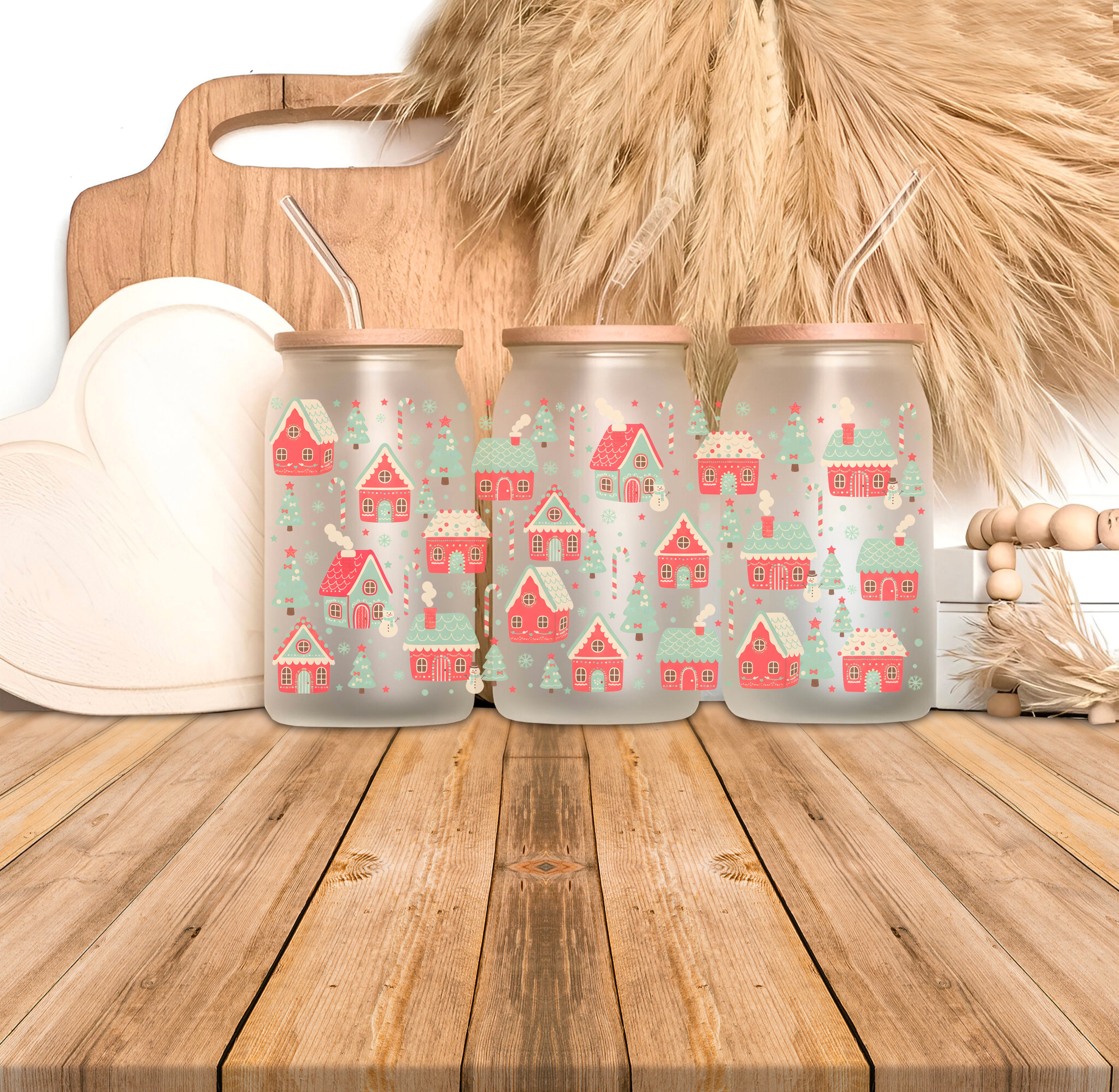 Verre 16oz givré - PETITES MAISONS