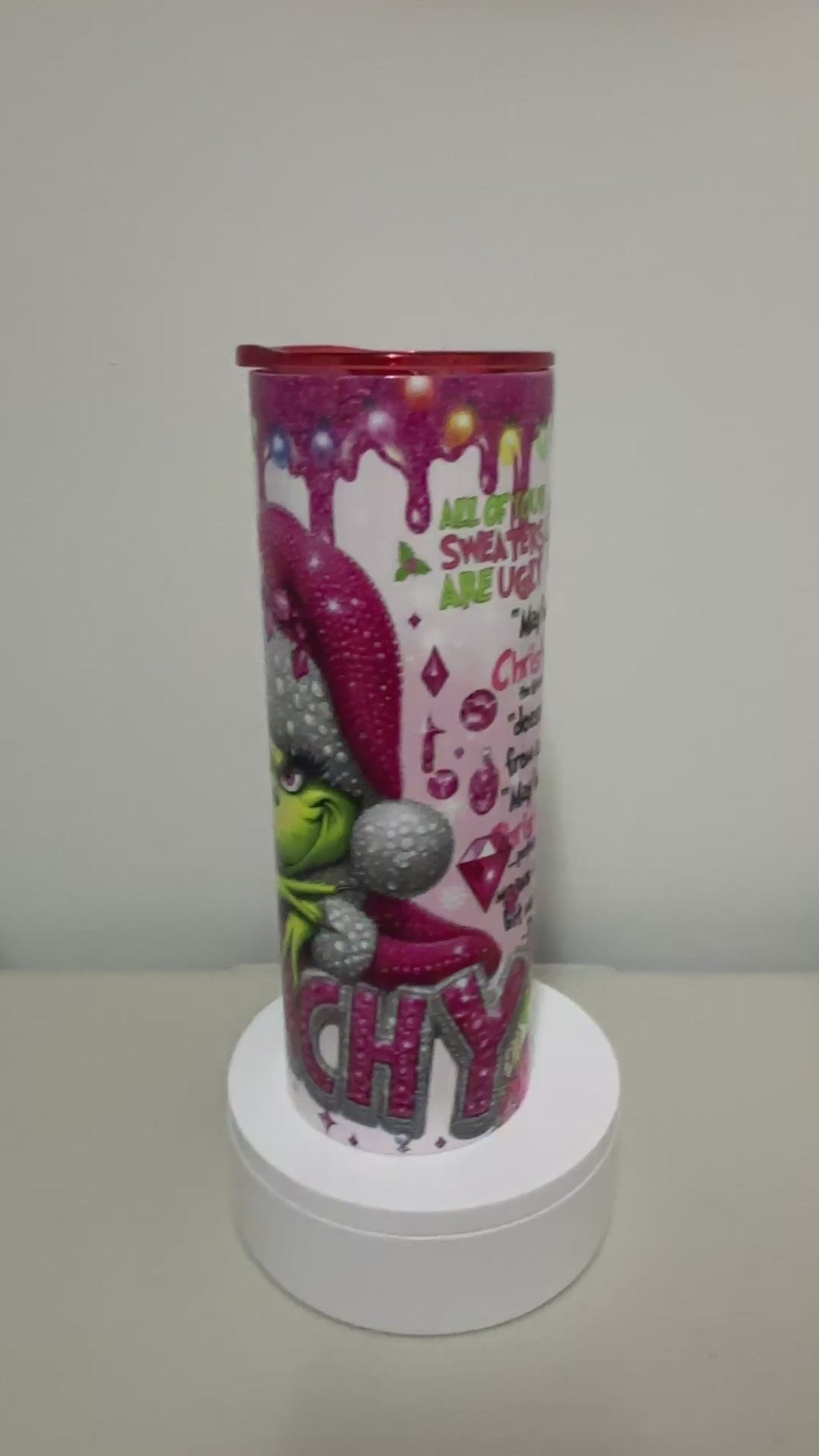 Gobelet isotherme 20oz - GRINCHY