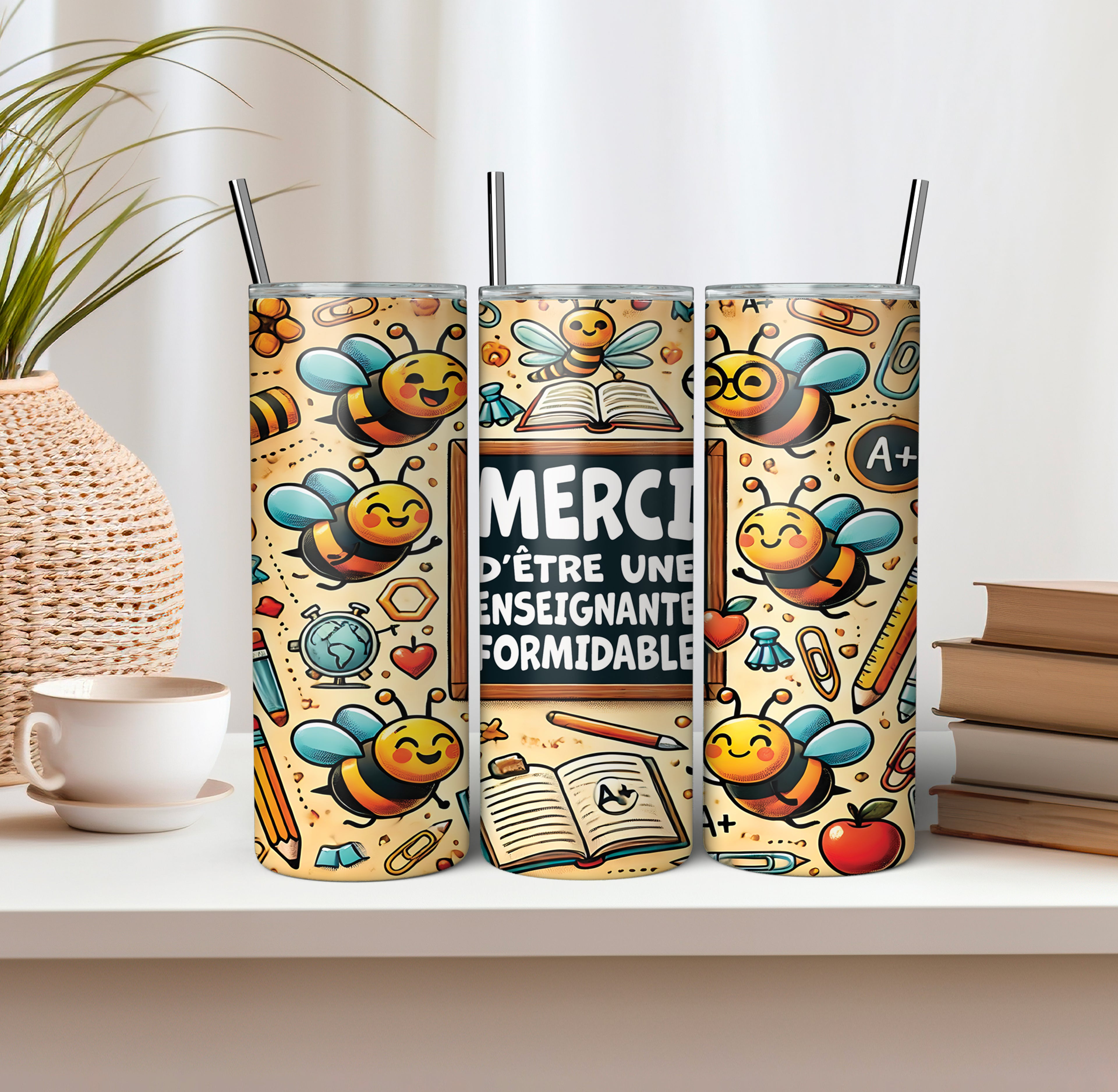 Gobelet isotherme 20oz - MERCI