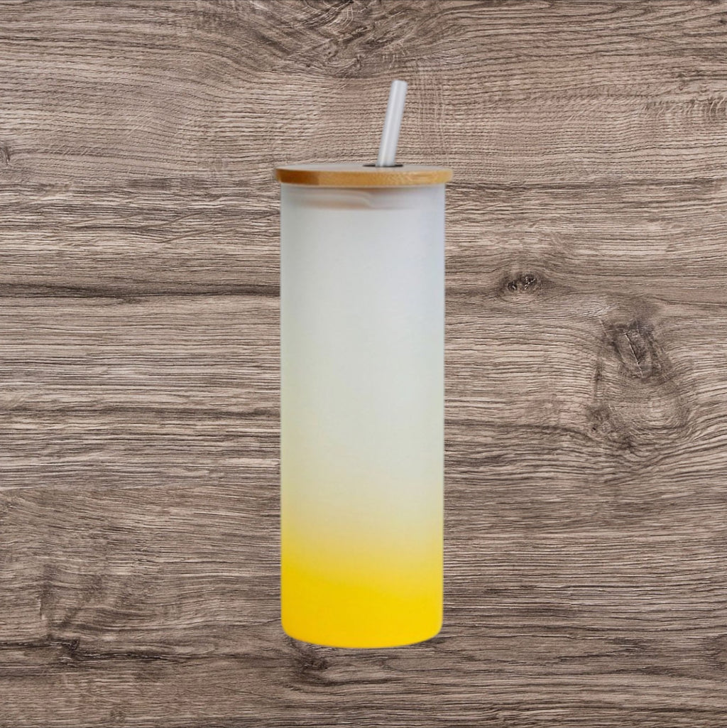 Verre 17oz givré coloré - À PERSONNALISER