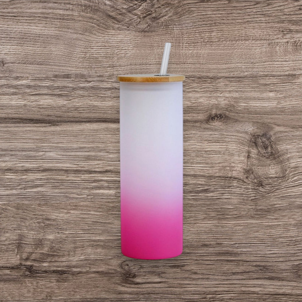 Verre 17oz givré coloré - À PERSONNALISER