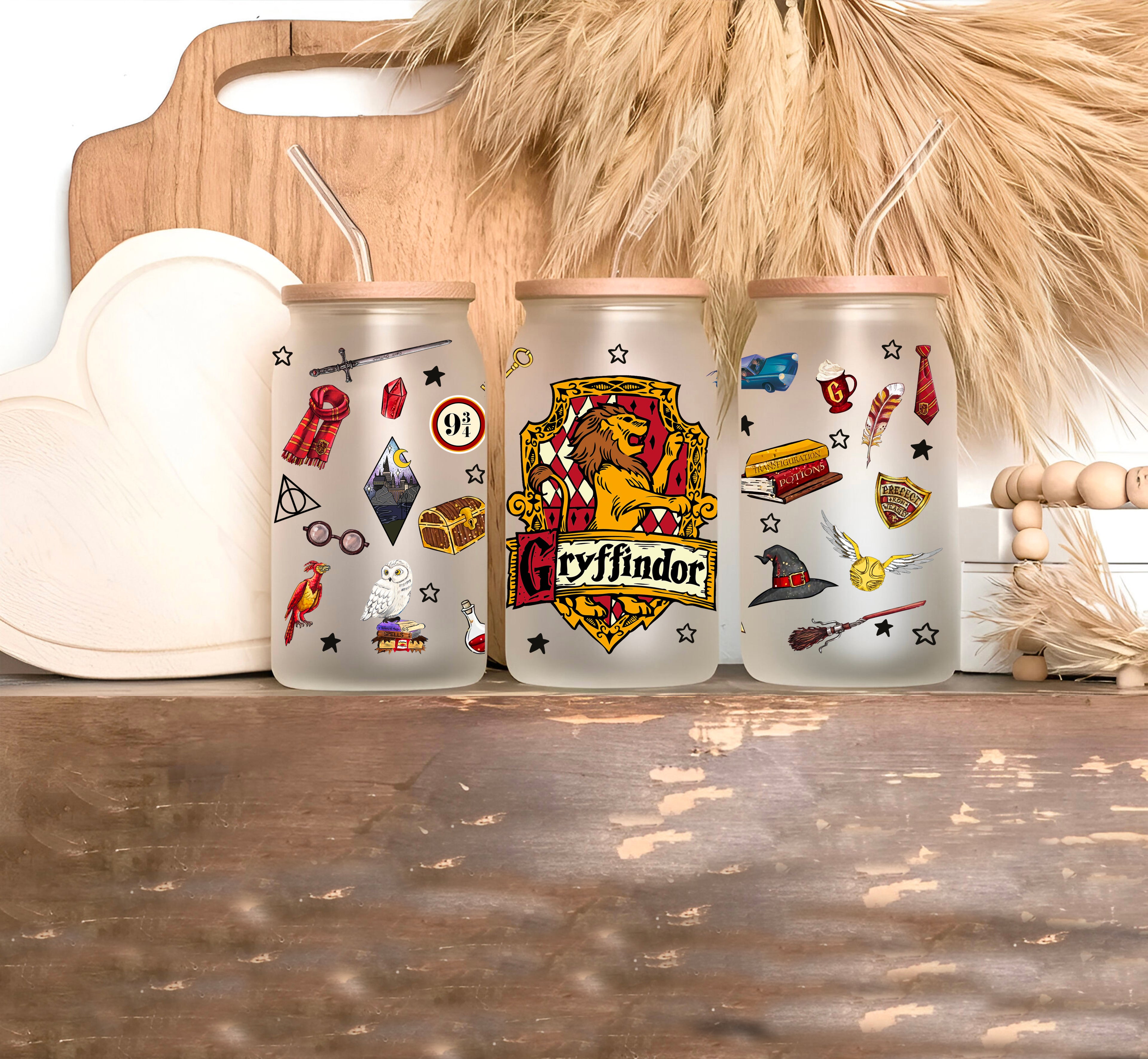 16oz Glass - Minnie &amp; Daisy