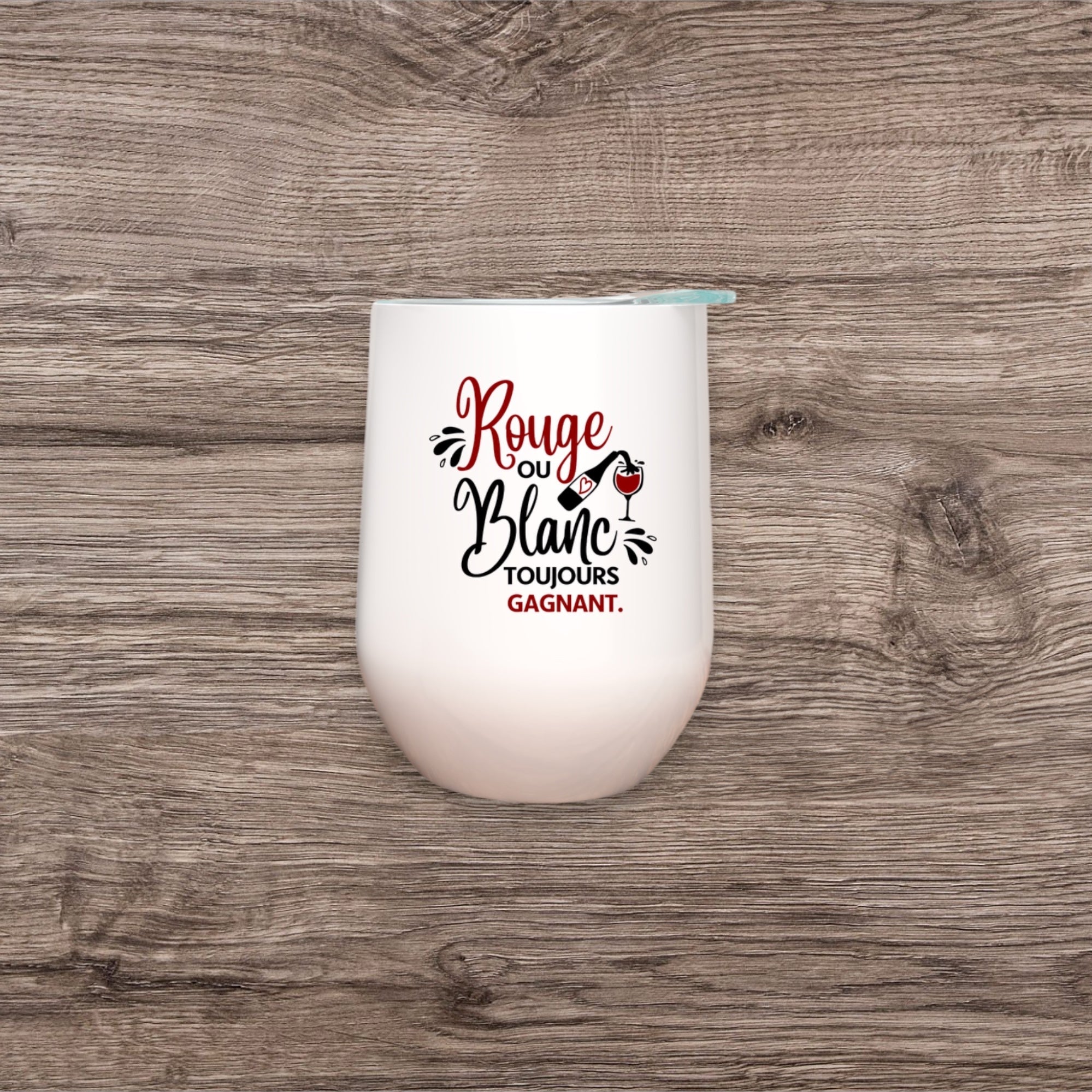 Gobelet isotherme - ROUGE OU BLANC